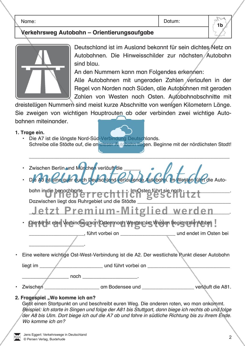 Verkehrswege in Deutschland Preview 3