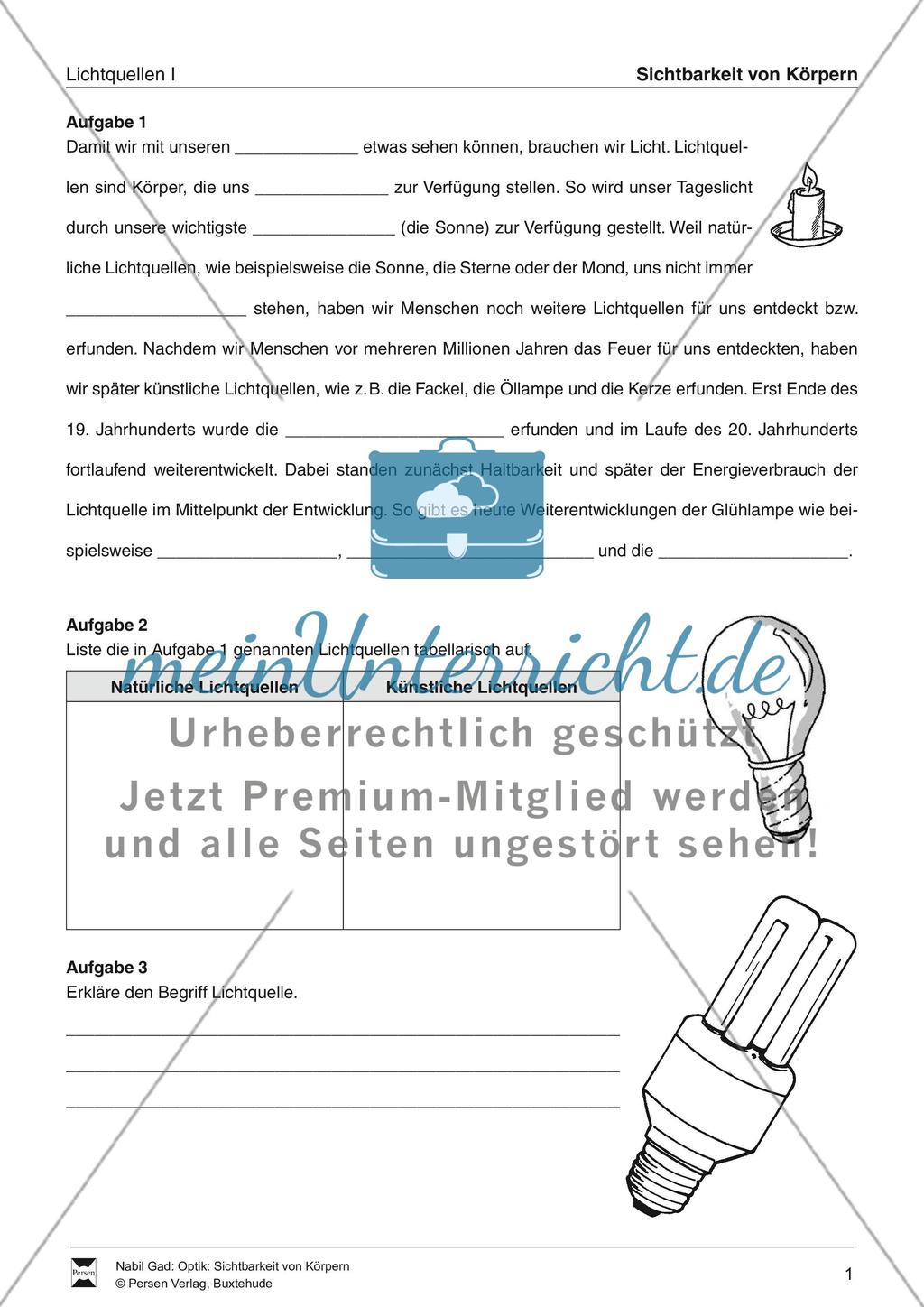 Einführung zum Thema Licht Preview 1
