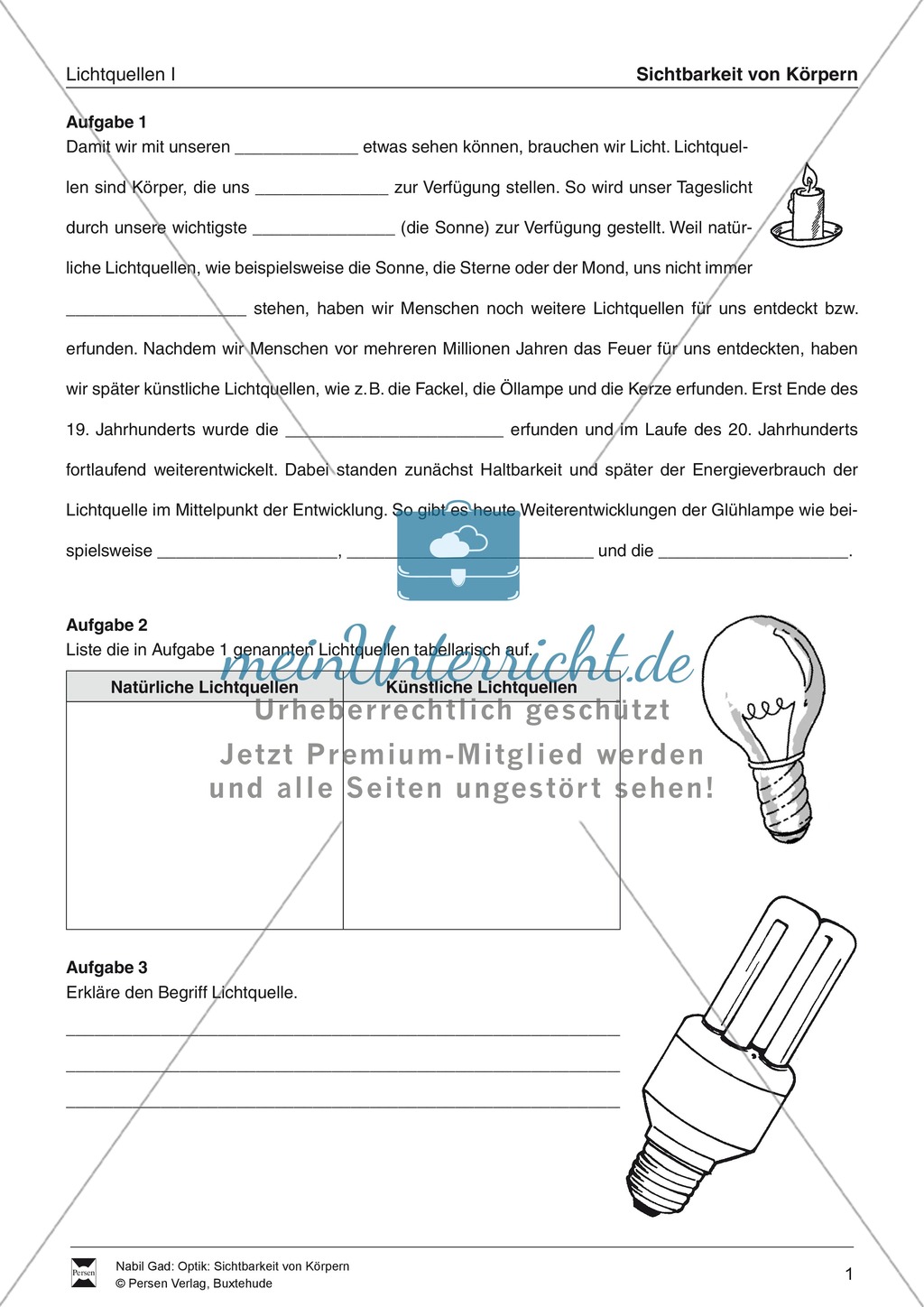 Einführung zum Thema Licht Preview 1