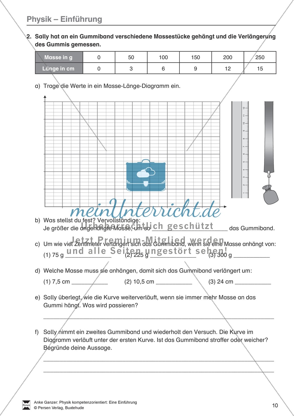 Einführung in Physik: Einheiten und Diagramme. Mit Aufgaben und Lösungen. Preview 4