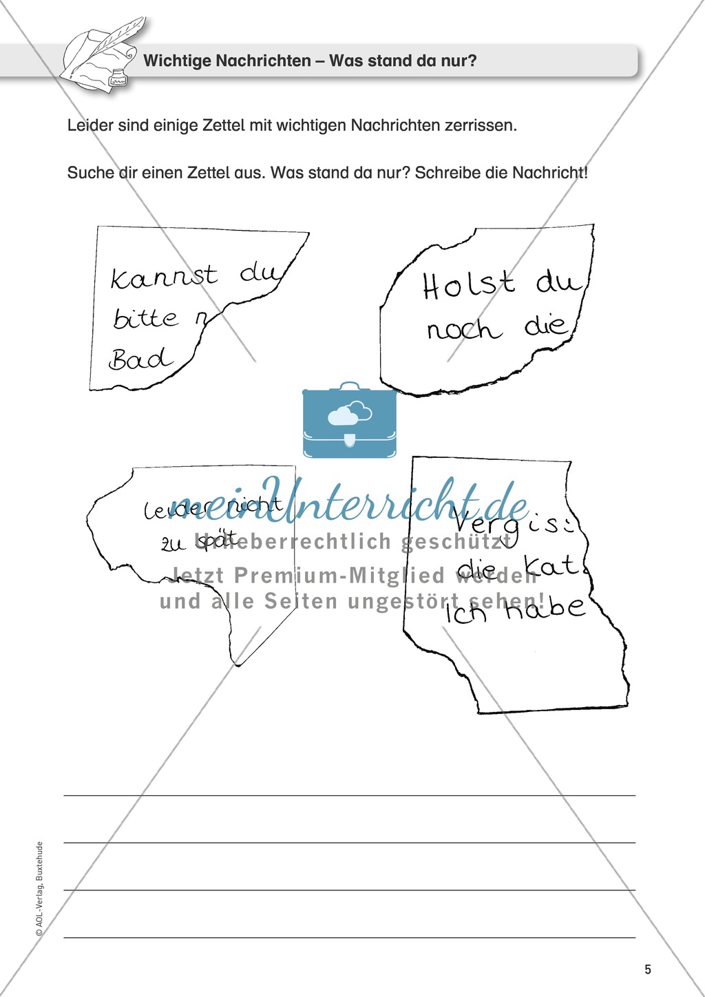 Eine Nachricht als Gedicht - William Carlos Williams