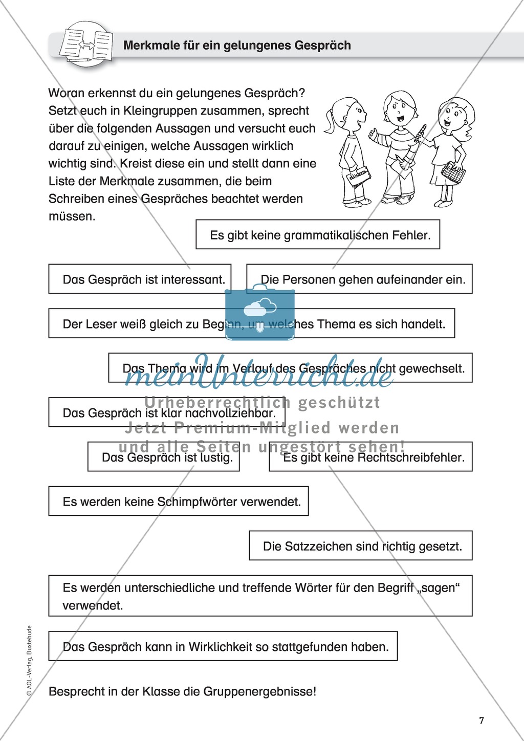Merkmale für ein gelungenes Gespräch erkennen Preview 1