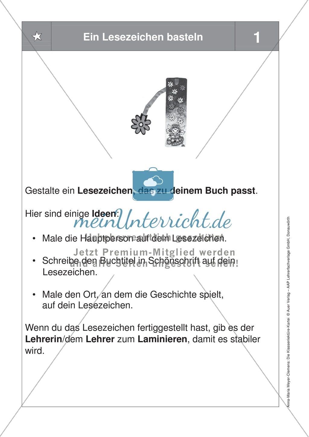 Übungen zur Klassenlektüre: Arbeitskarteikarten zum besseren Verstehen eines Buches + Arbeitsplan und Reflexionsbogen Preview 12