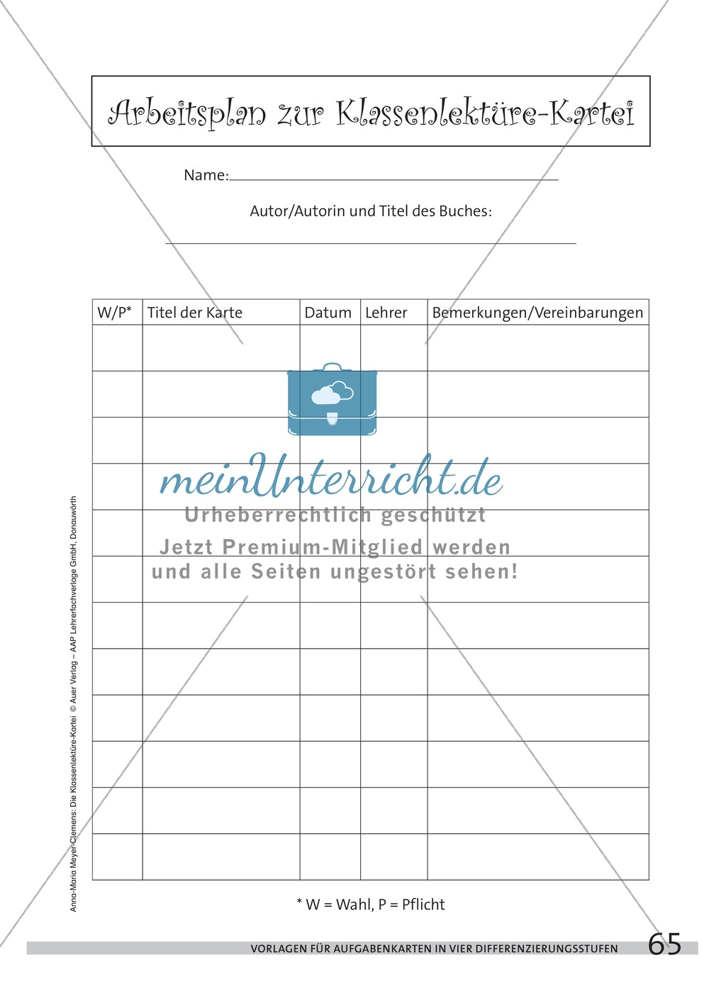 Übungen zur Klassenlektüre: Arbeitskarteikarten zum besseren Verstehen eines Buches + Arbeitsplan und Reflexionsbogen Preview 18