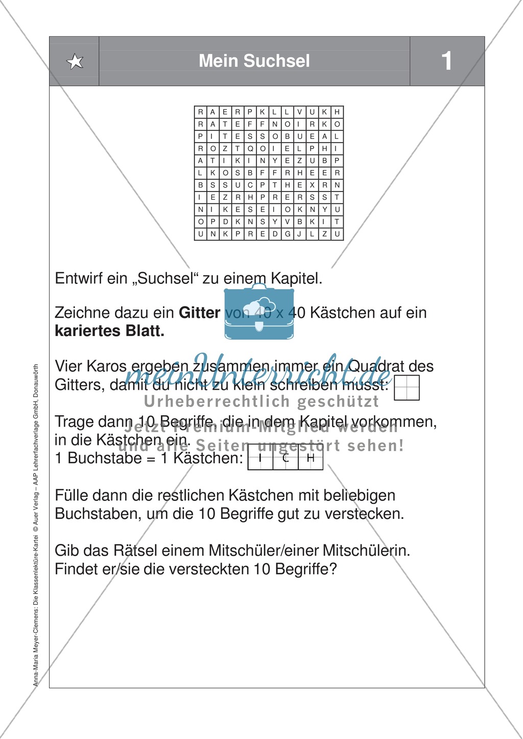 Übungen zur Klassenlektüre: Arbeitskarteikarten zum besseren Verstehen eines Buches + Arbeitsplan und Reflexionsbogen Preview 2