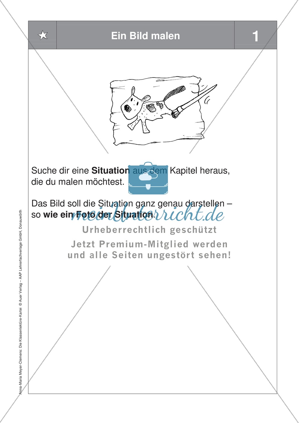 Übungen zur Klassenlektüre: Arbeitskarteikarten zum besseren Verstehen eines Buches + Arbeitsplan und Reflexionsbogen Preview 5