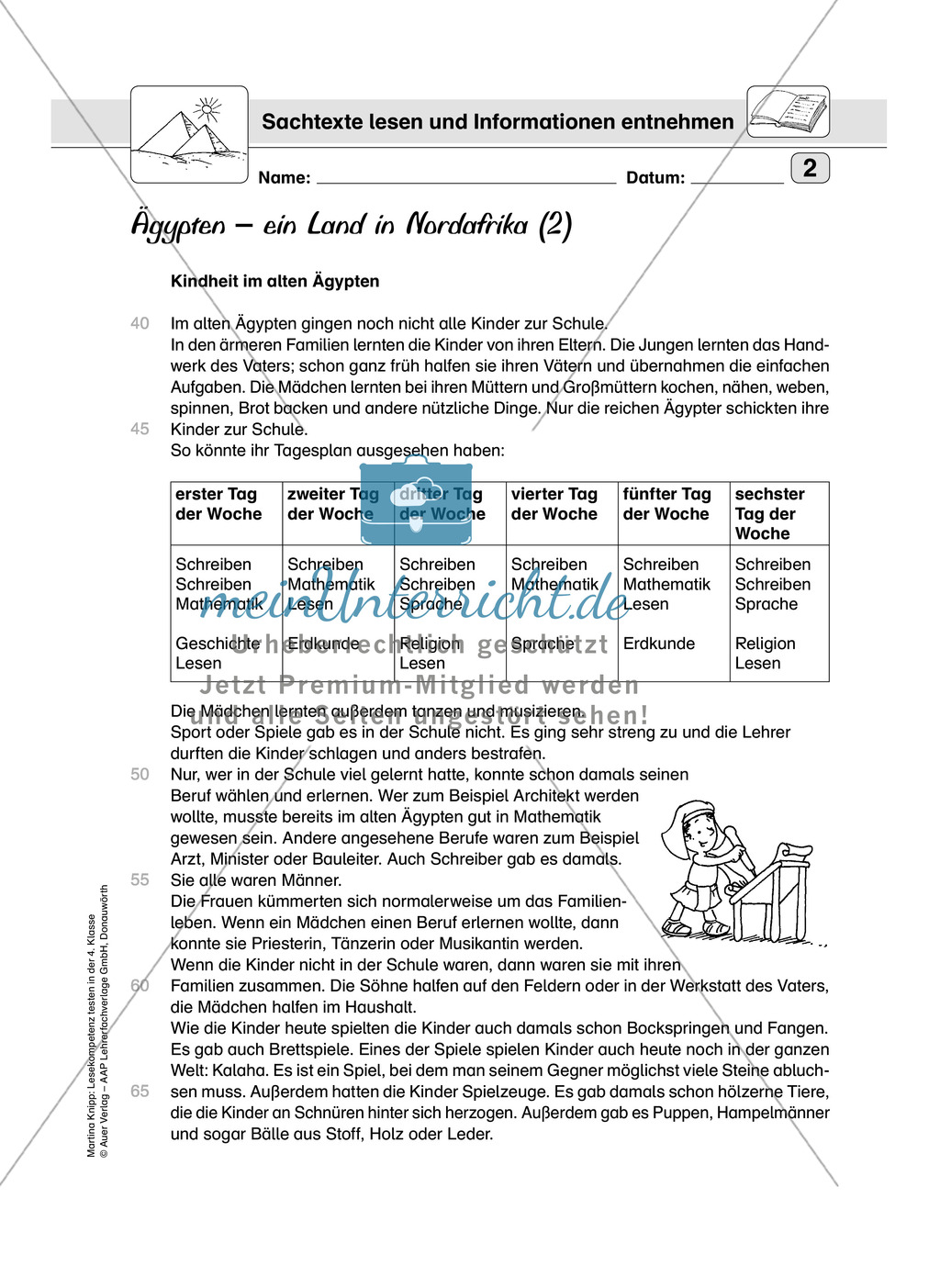 Lesekompetenz testen: Sachtexte erschließen und Informationen entnehmen. Lesekompetenzstufe 4. Preview 2