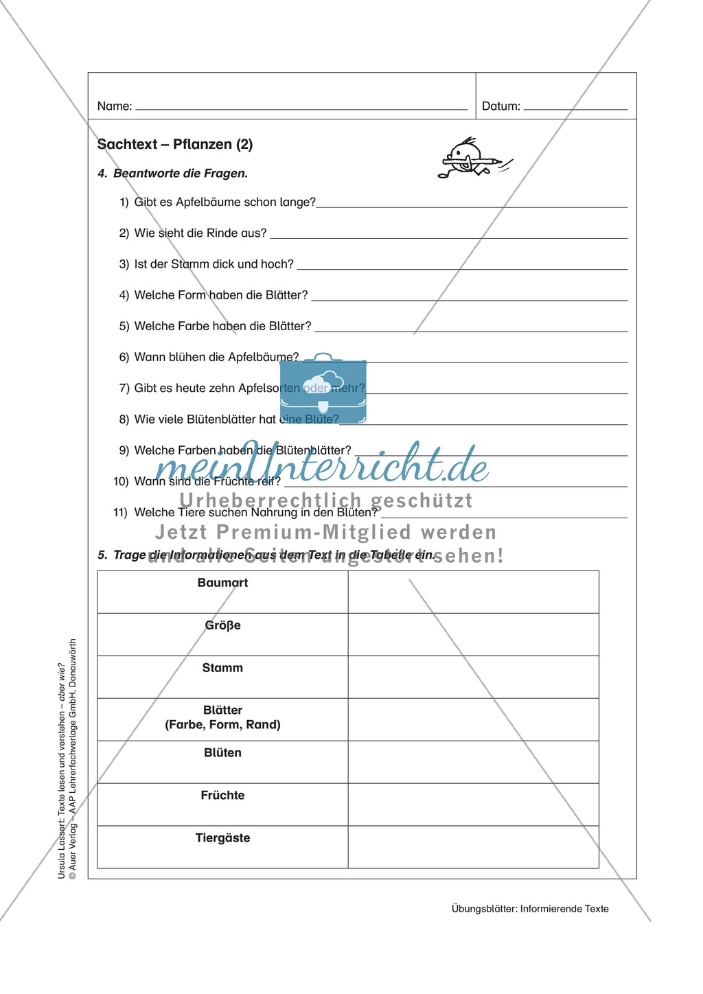 Informierende Texte lesen und verstehen: Sachtext über Pflanzen erschließen Preview 2