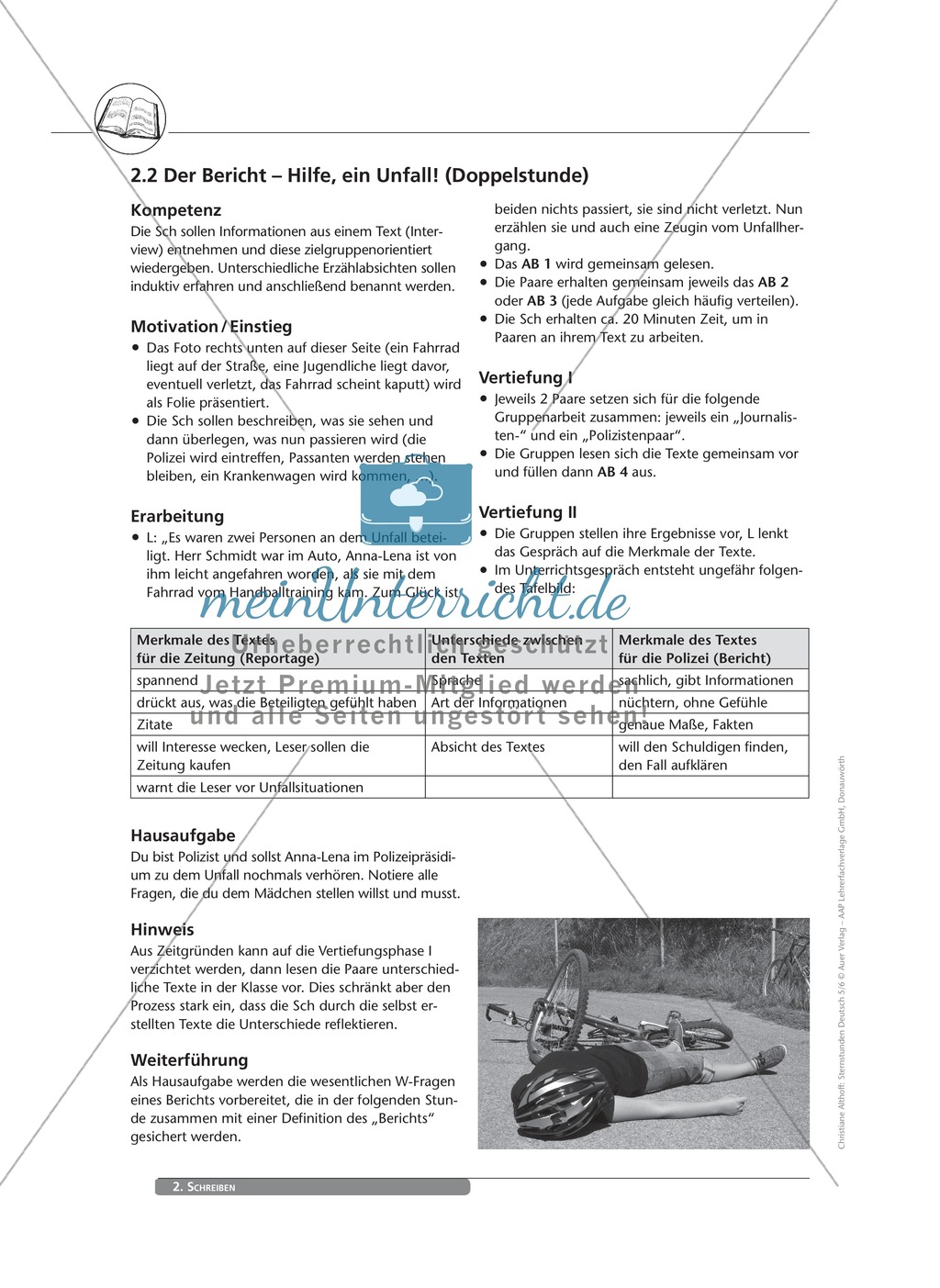 Schreibkompetenzen entwickeln: Der Bericht Preview 1