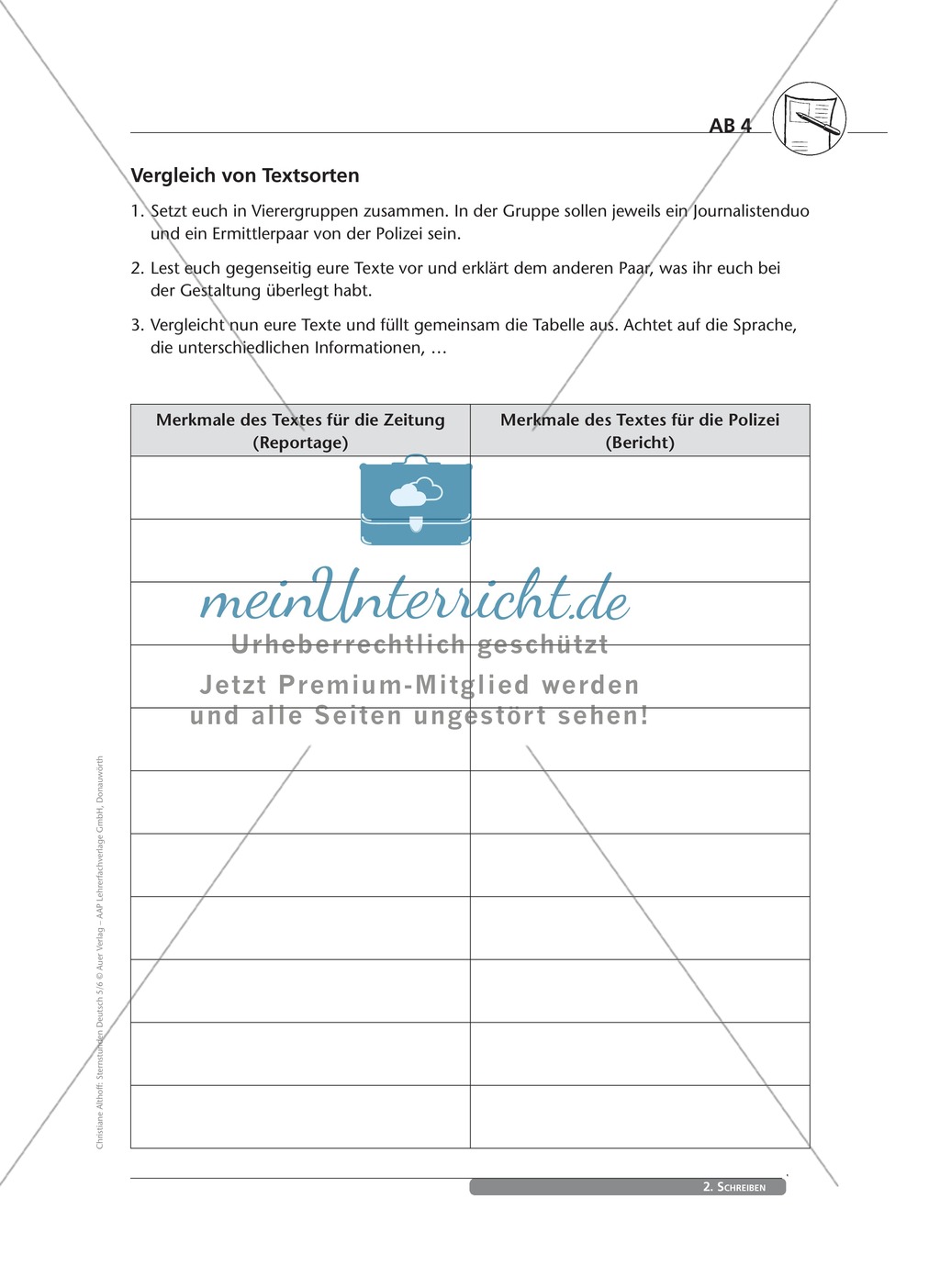 Schreibkompetenzen entwickeln: Der Bericht Preview 4
