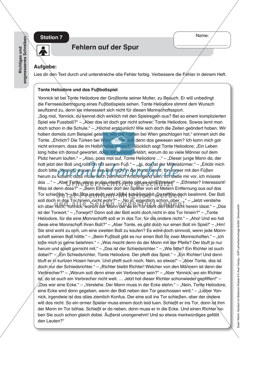 Stationenlernen zum richtigen und angemessenen Schreiben Preview 10