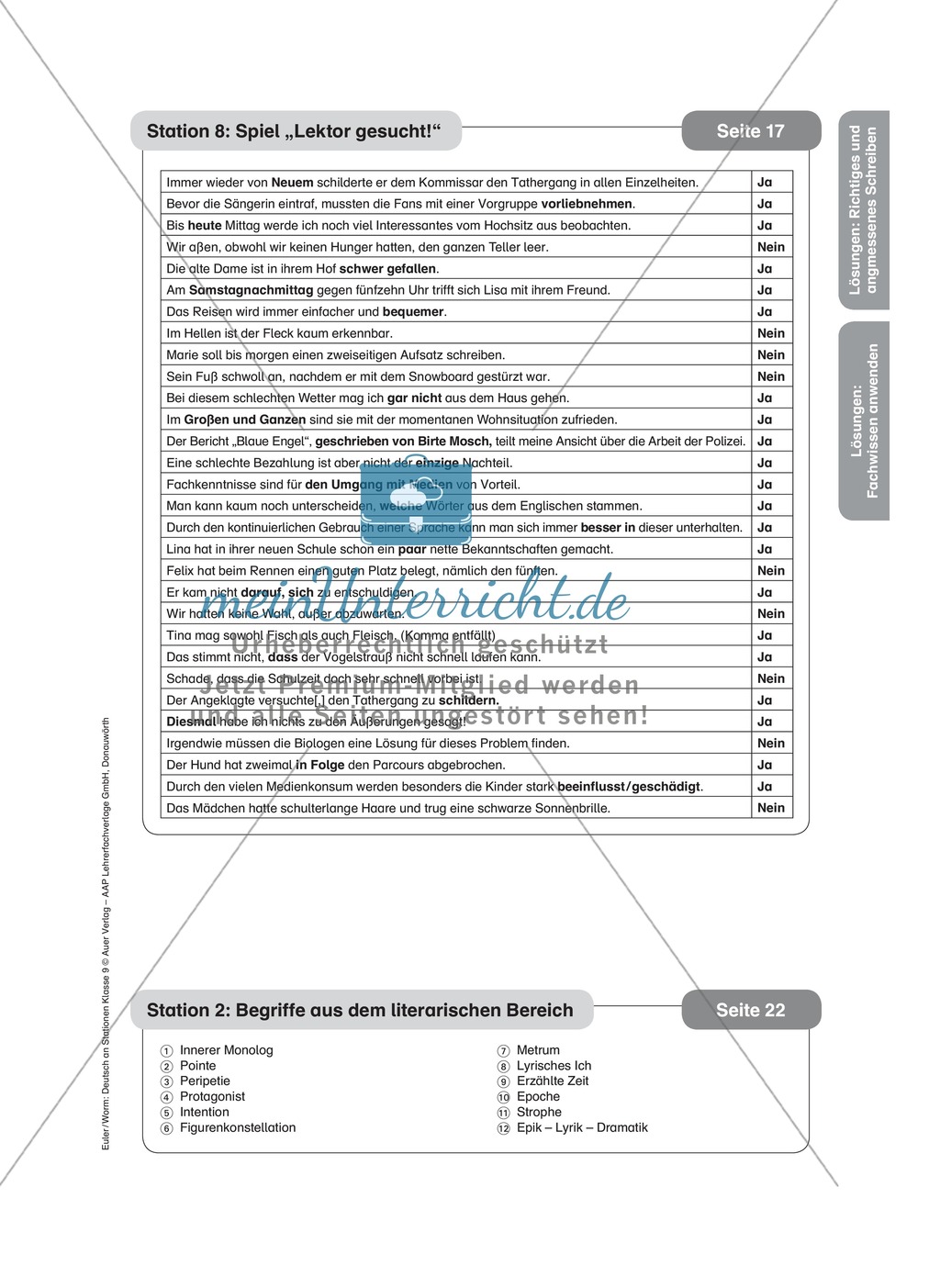 Stationenlernen zum richtigen und angemessenen Schreiben Preview 16
