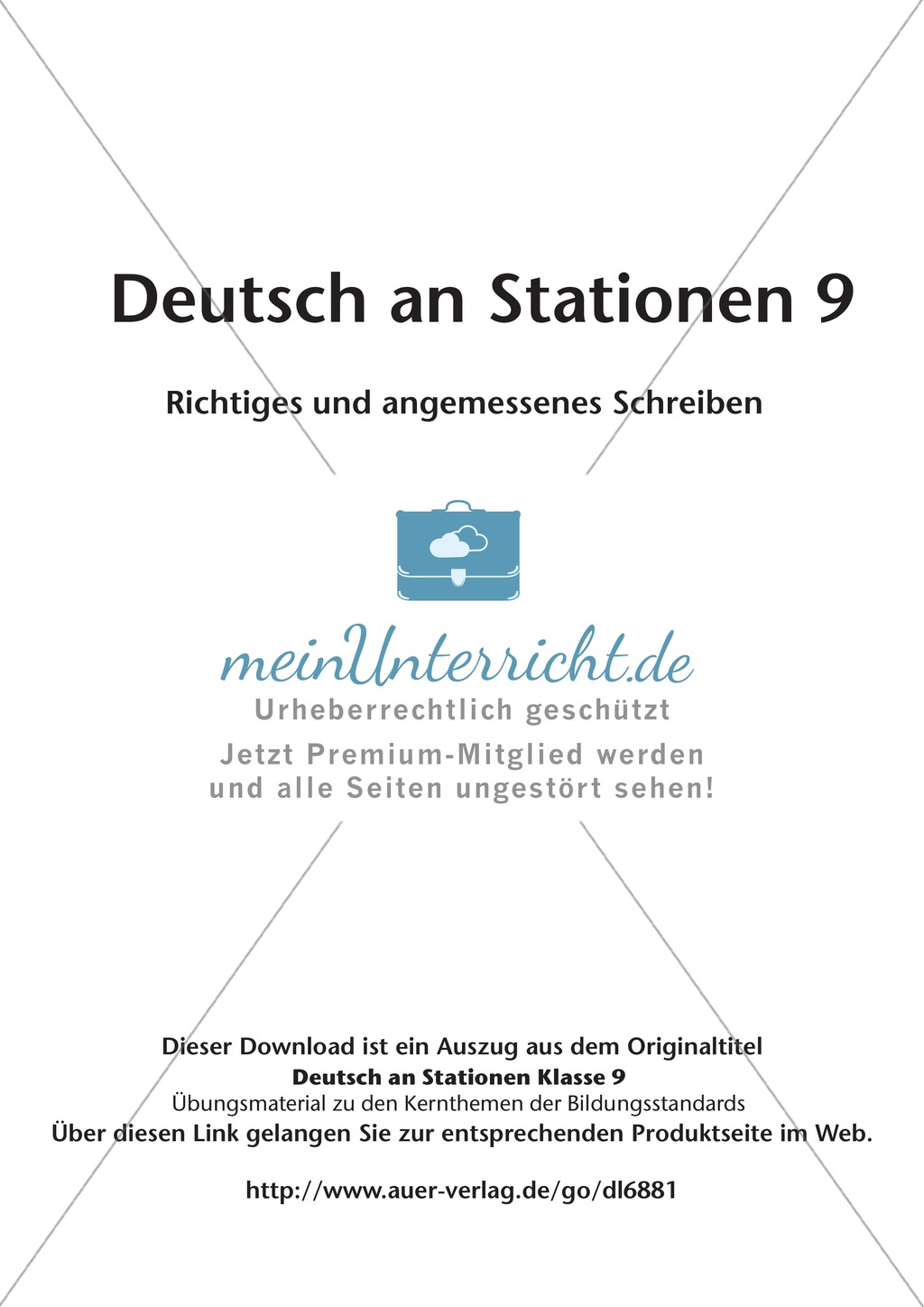 Stationenlernen zum richtigen und angemessenen Schreiben Preview 1