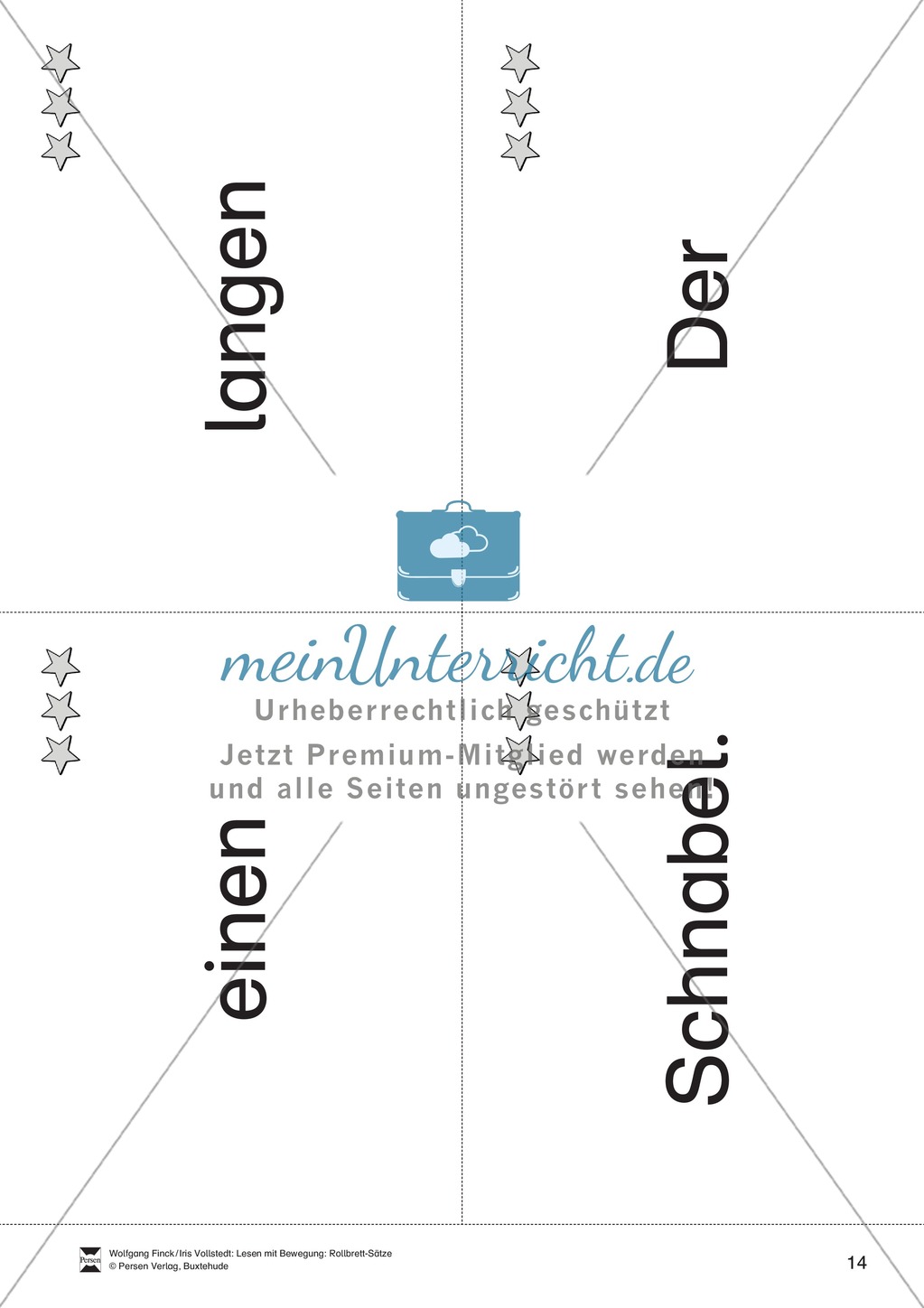 Wortkarten für Rollbrett-Sätze (Lese-Bewegungsziel) Preview 13