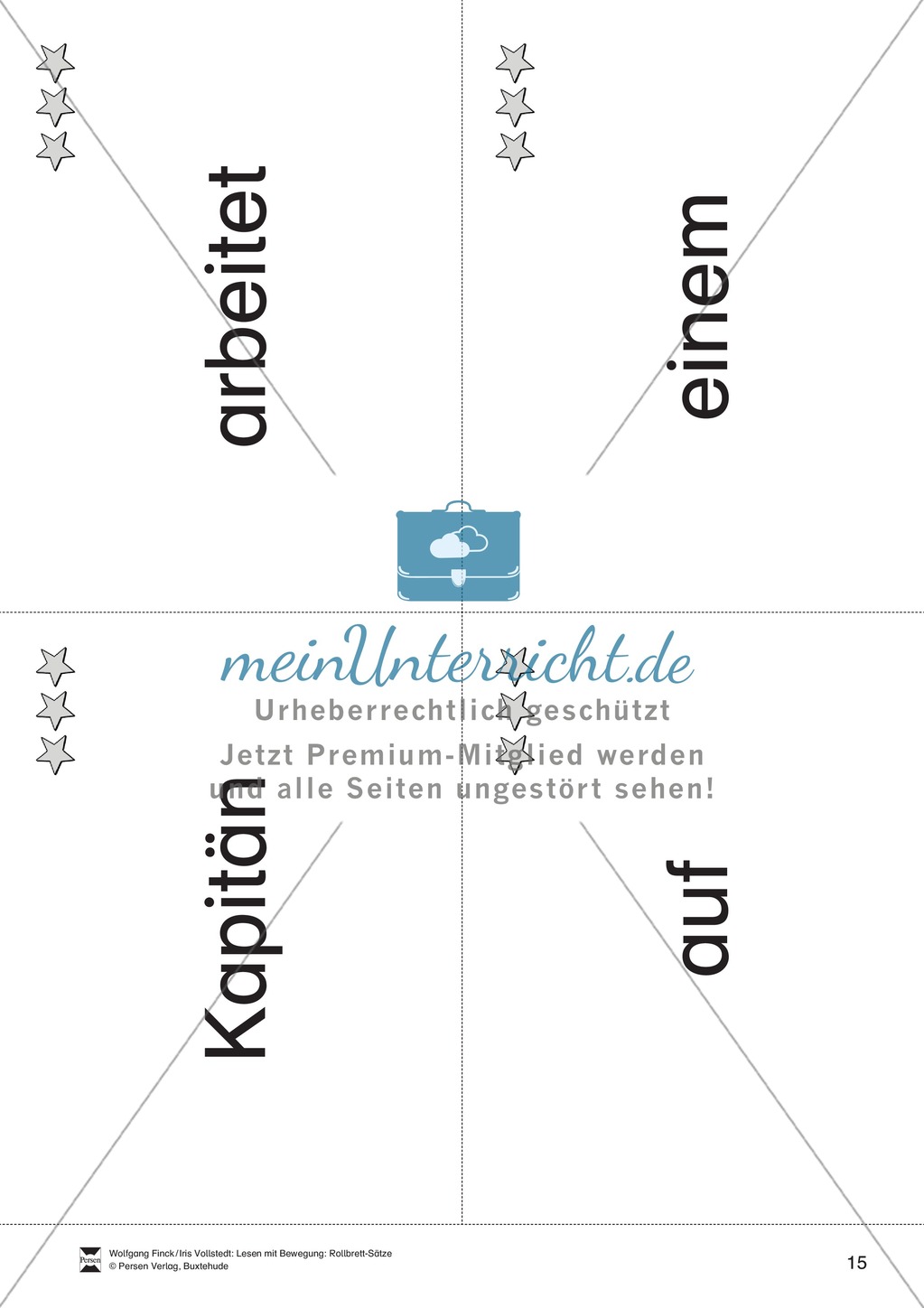 Wortkarten für Rollbrett-Sätze (Lese-Bewegungsziel) Preview 14