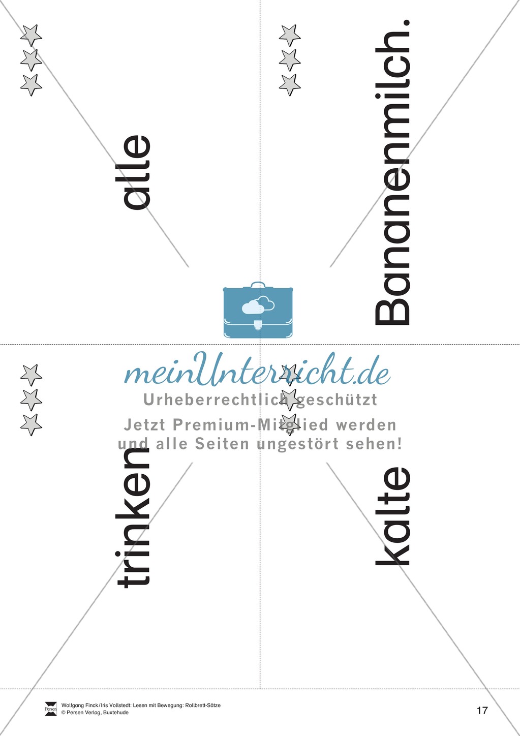 Wortkarten für Rollbrett-Sätze (Lese-Bewegungsziel) Preview 16