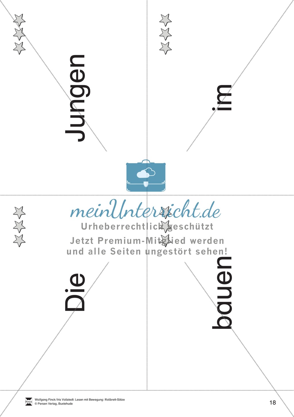 Wortkarten für Rollbrett-Sätze (Lese-Bewegungsziel) Preview 17