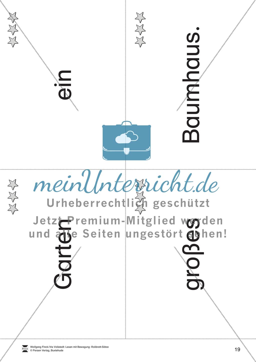 Wortkarten für Rollbrett-Sätze (Lese-Bewegungsziel) Preview 18
