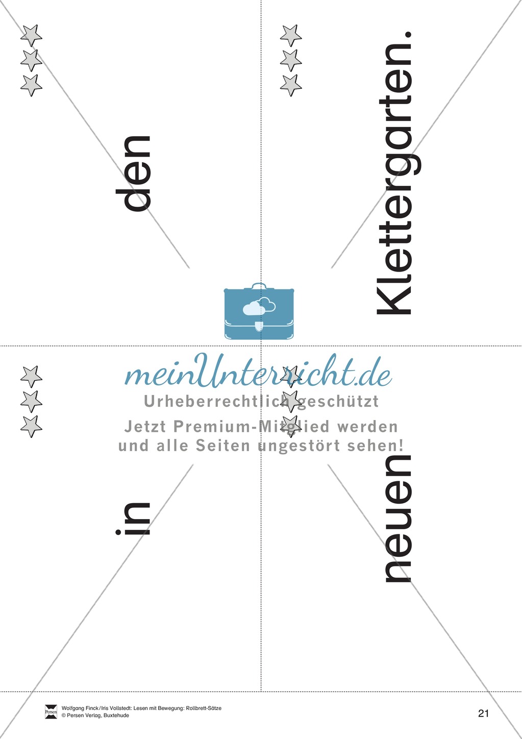 Wortkarten für Rollbrett-Sätze (Lese-Bewegungsziel) Preview 20