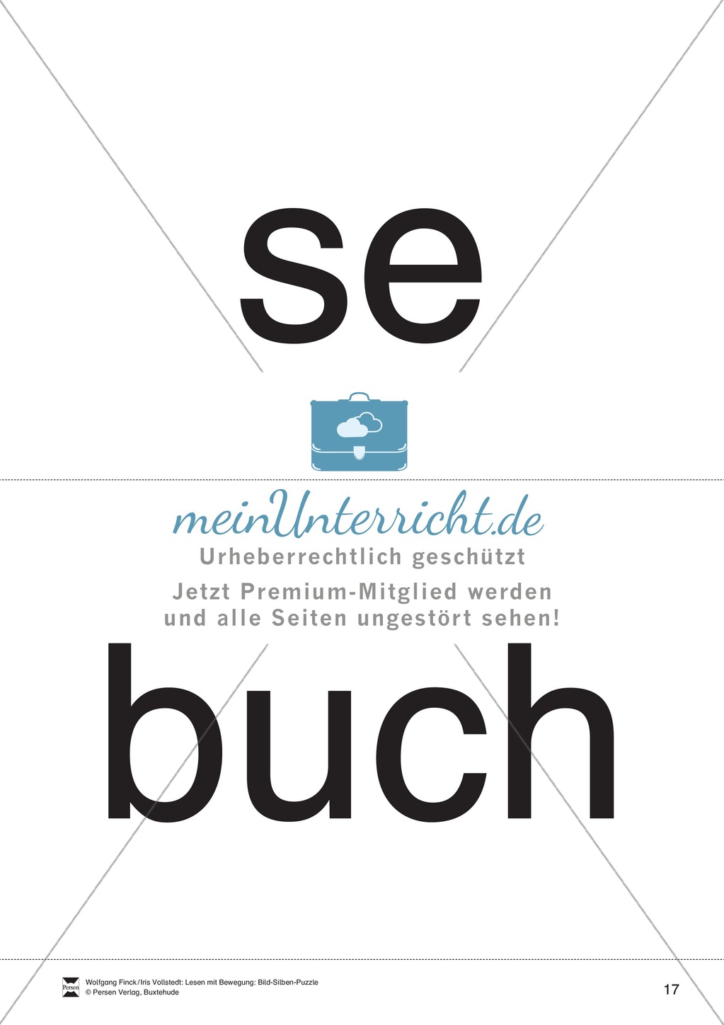Lesen mit Bewegung: Silbensynthese Preview 17