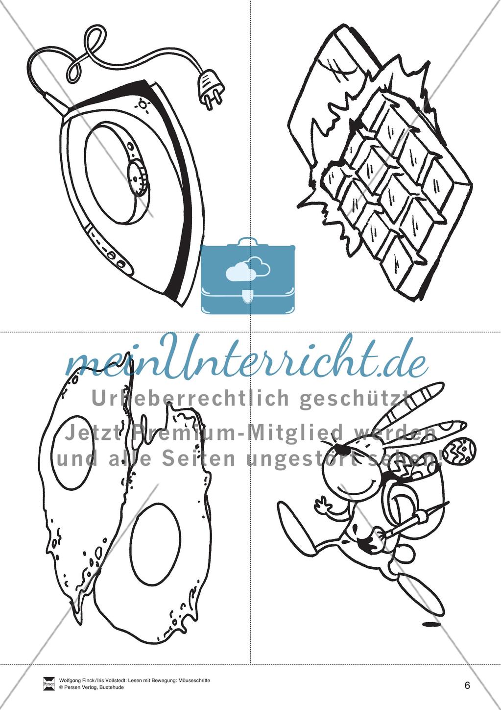 Lesen mit Bewegung: Lesen auf Wortebene + Gleichgewichtsschulung Preview 6