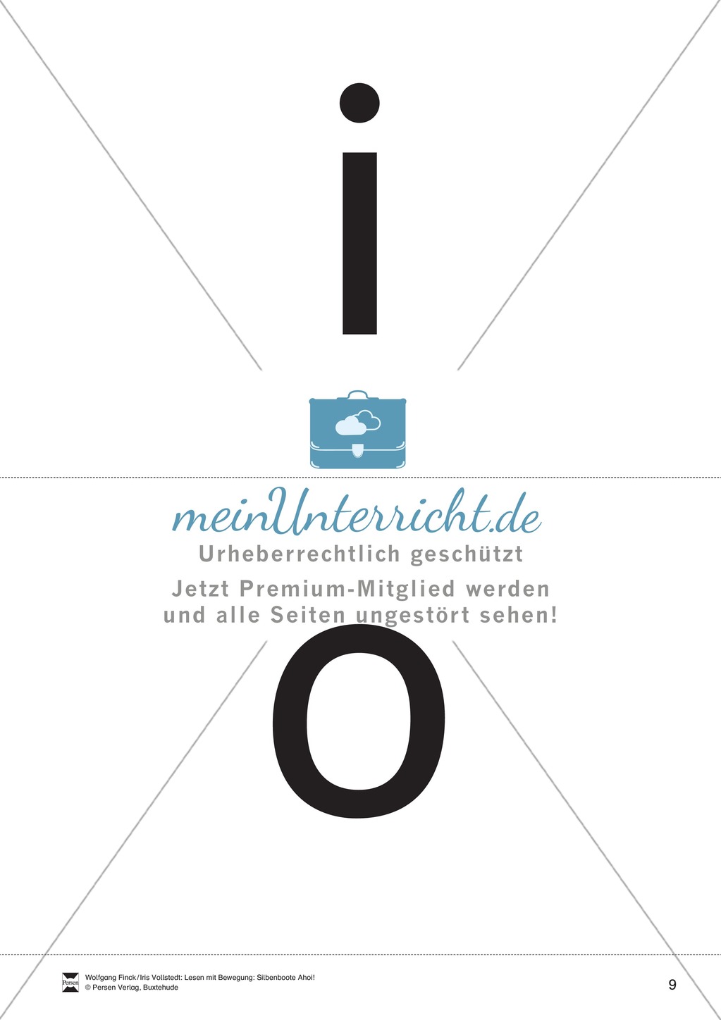 Lesen mit Bewegung: Erkennen von Silben und Selbstlauten Preview 9