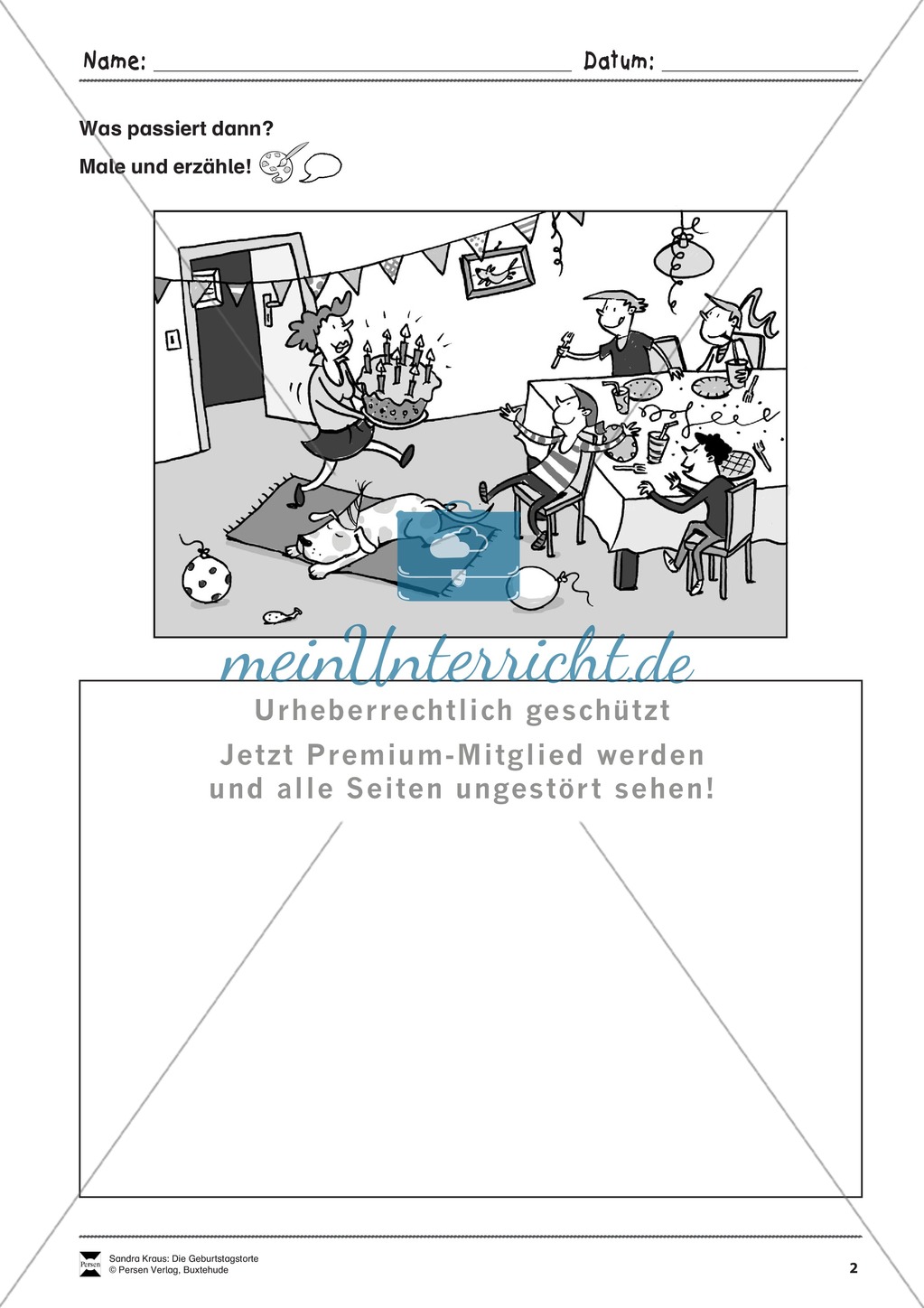 Sehen und Beschreiben - Bildergeschichten zum Thema