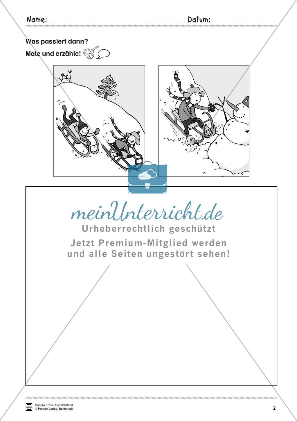 Sehen und Beschreiben - Bildergeschichten zum Thema