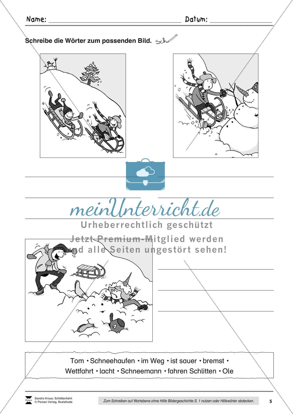 Sehen und Beschreiben - Bildergeschichten zum Thema