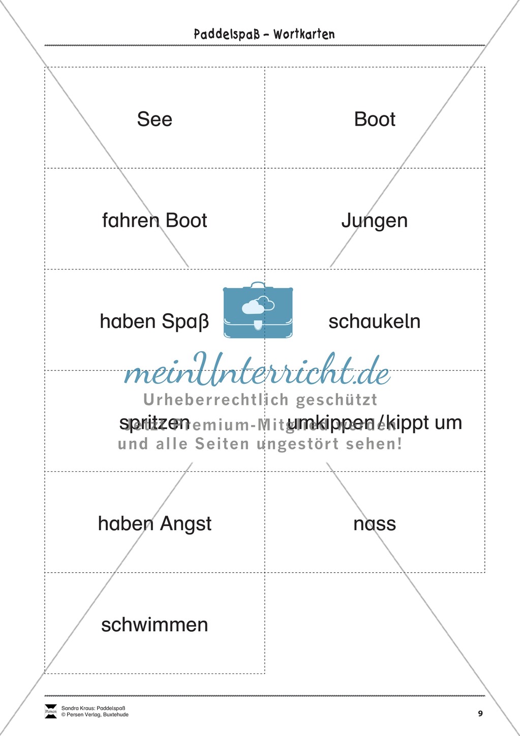 Sehen und Beschreiben - Bildergeschichten zum Thema