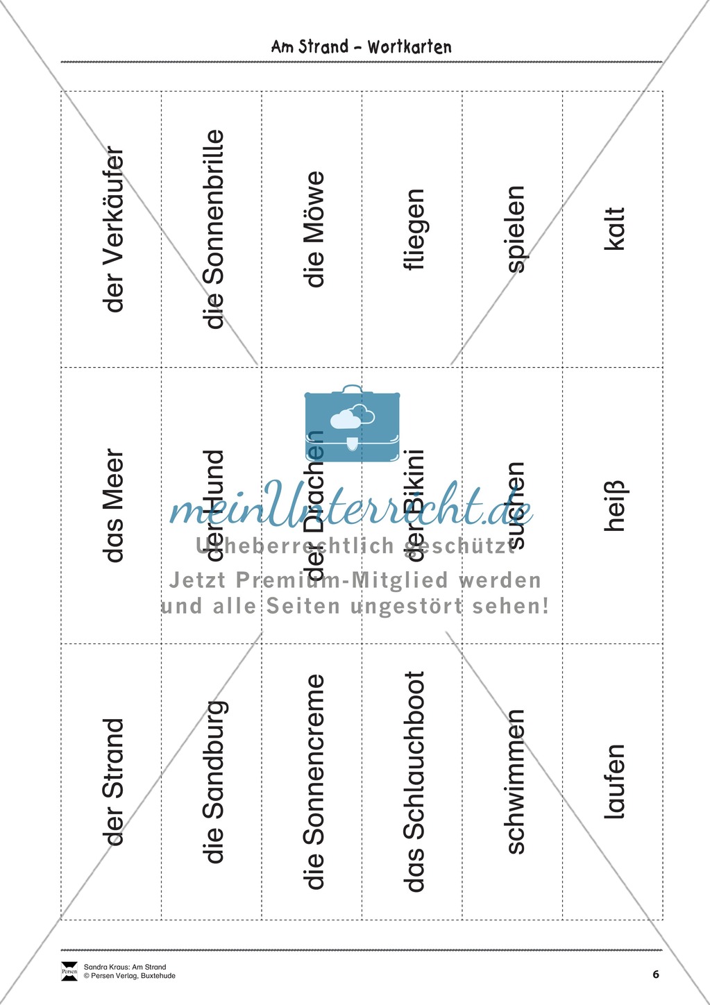 Wimmelbild: Am Strand - Informationen entnehmen + Schreibkompetenz Preview 6