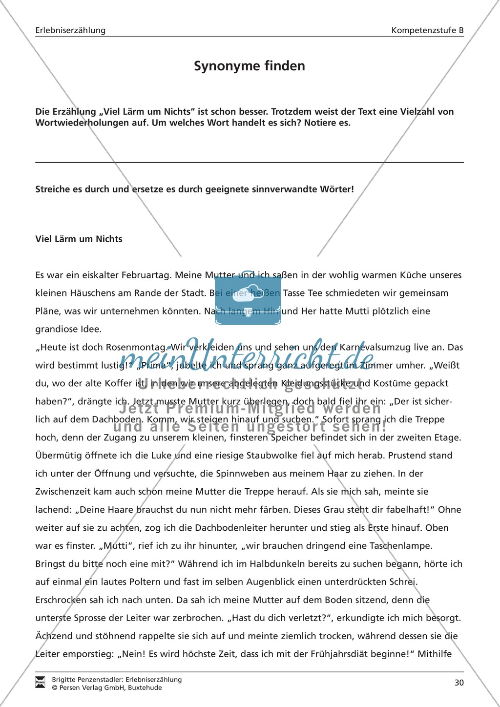 Synonyme für das Wortfeld