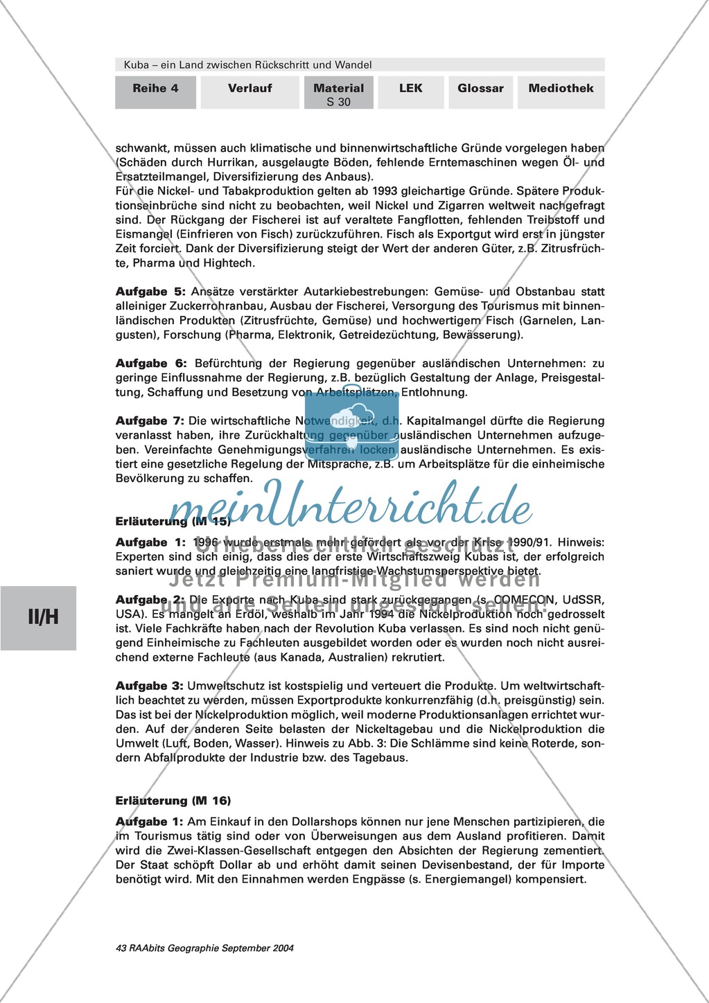 Kubas Handelsbeziehungen: Autarkiebestrebungen Preview 11