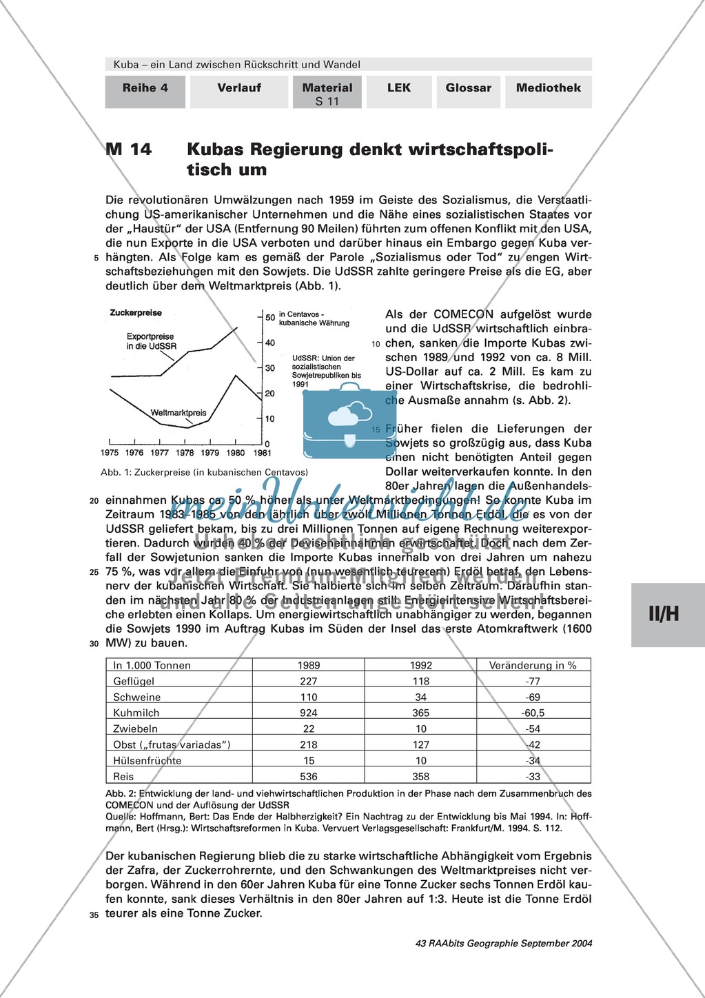 Kubas Handelsbeziehungen: Autarkiebestrebungen Preview 2