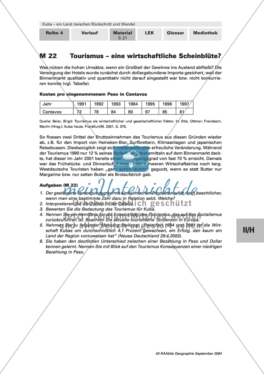 Kubas Handelsbeziehungen: Autarkiebestrebungen Preview 5