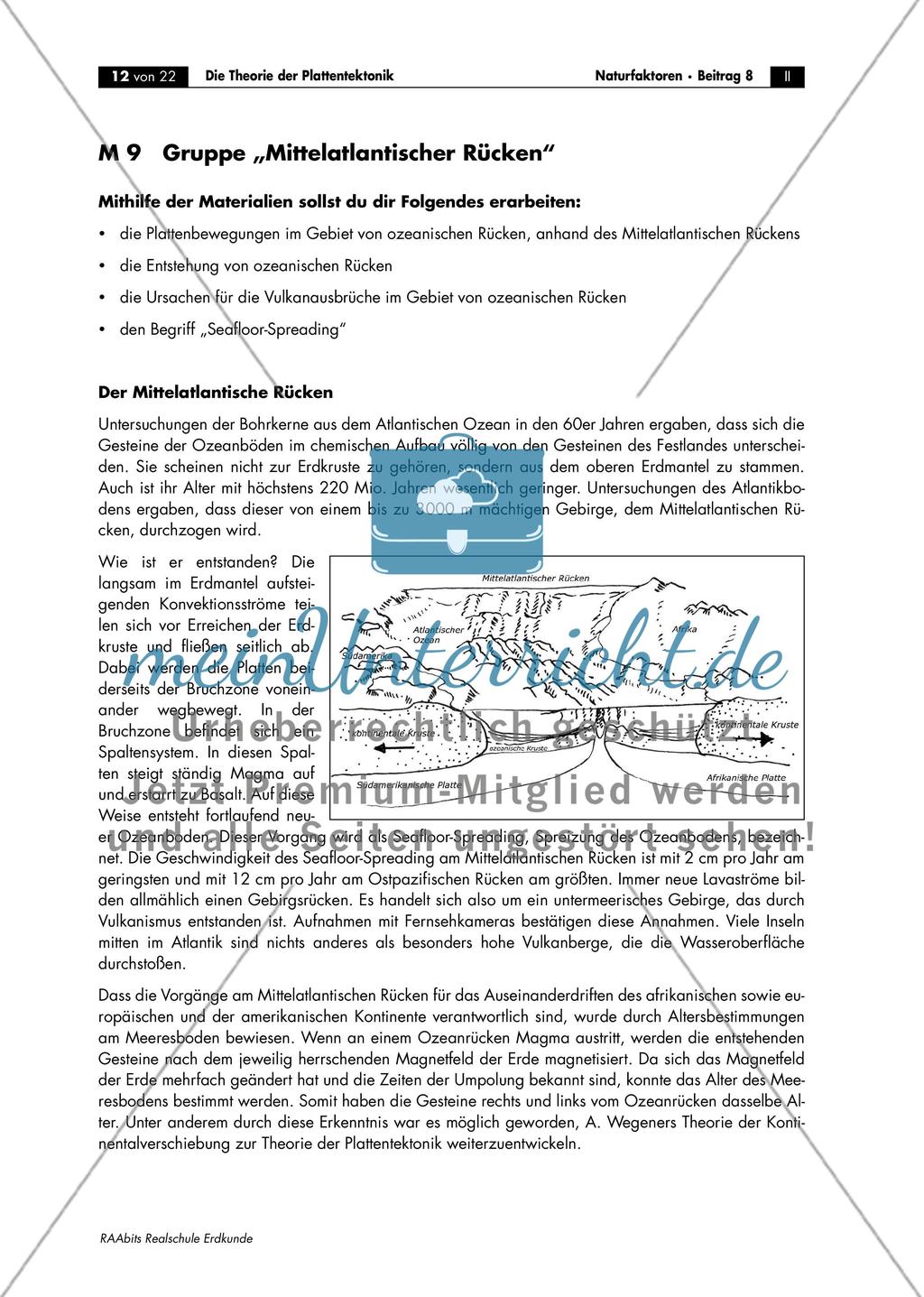 „Eine Übersicht über die verschiedenen Typen von Plattengrenzen an charakteristischen Raumbeispielen“ Preview 3