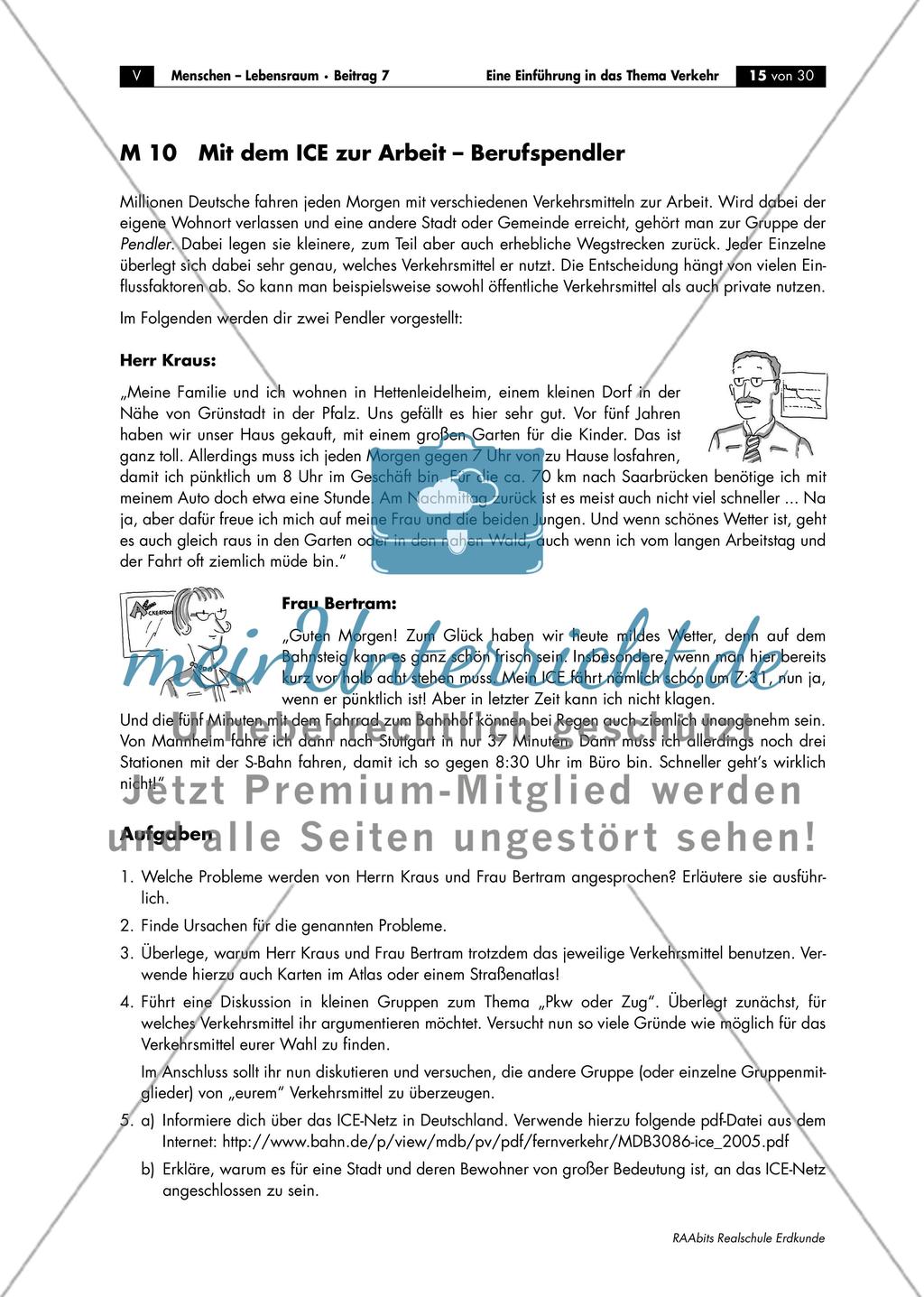 Verkehrsmittel und -wege Preview 7