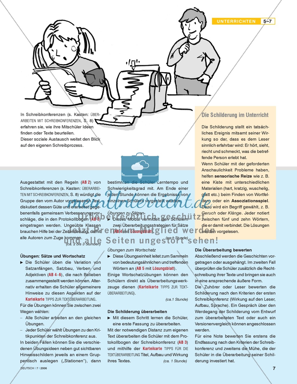 Schreiben - Schildern: Eigene Erlebnisse schildern - Ideen sammeln + ordnen Preview 2