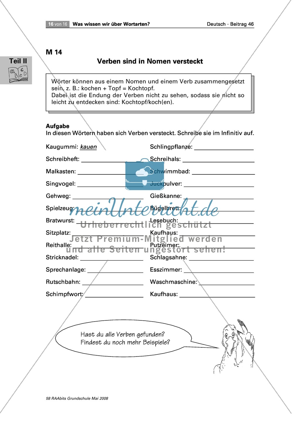 Die Wortarten: Nomen - Schreibweise + Rechtschreibregeln Preview 7