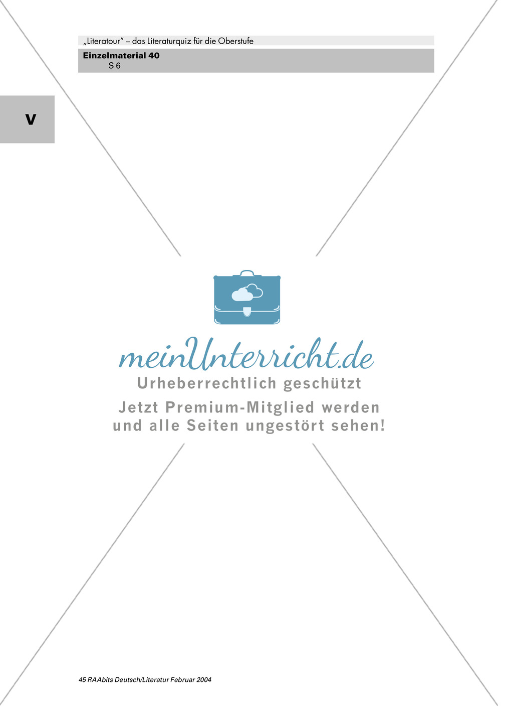 Literaturquiz für die Oberstufe Preview 6