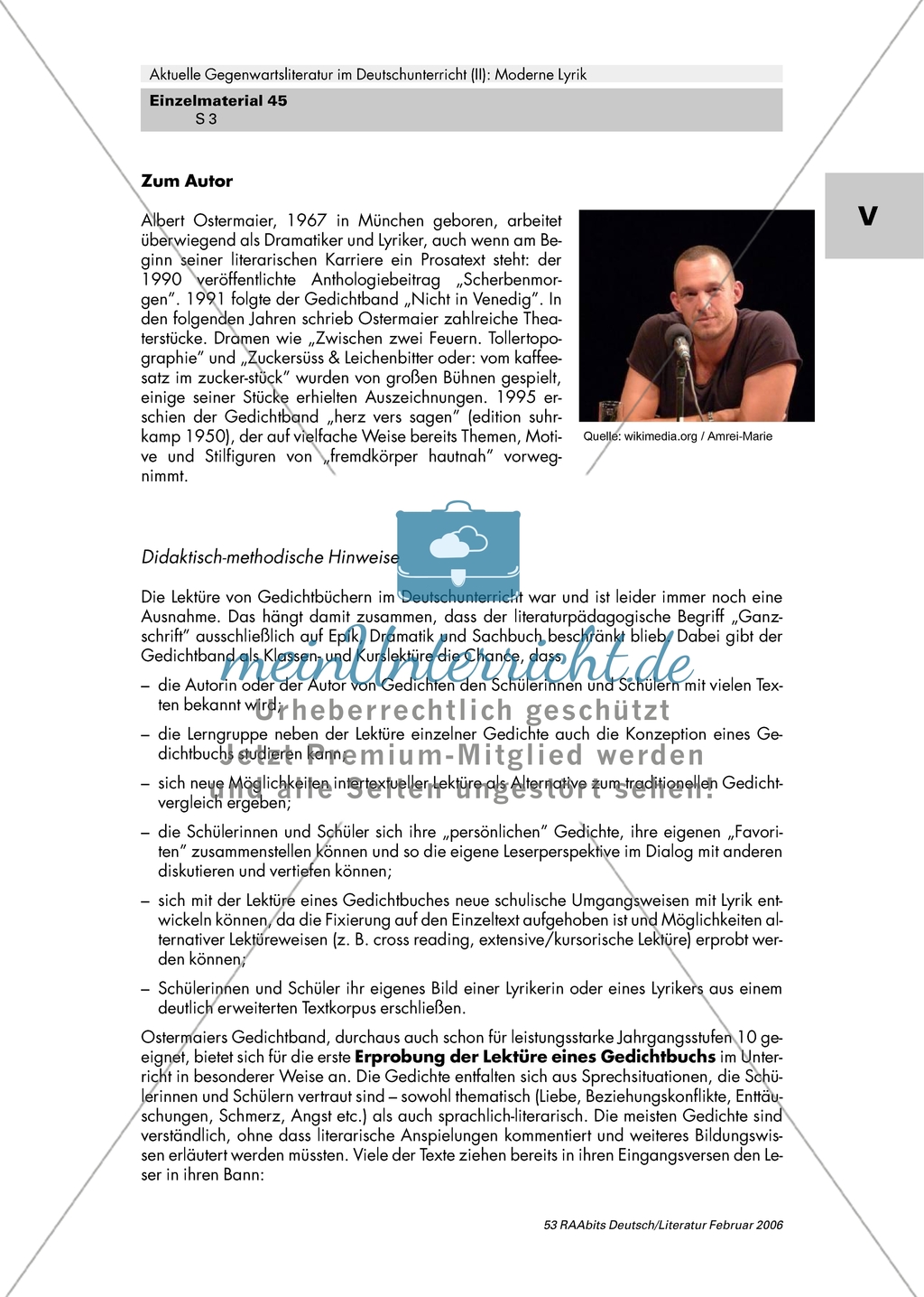 Moderne Lyrik im Deutschunterricht Preview 3
