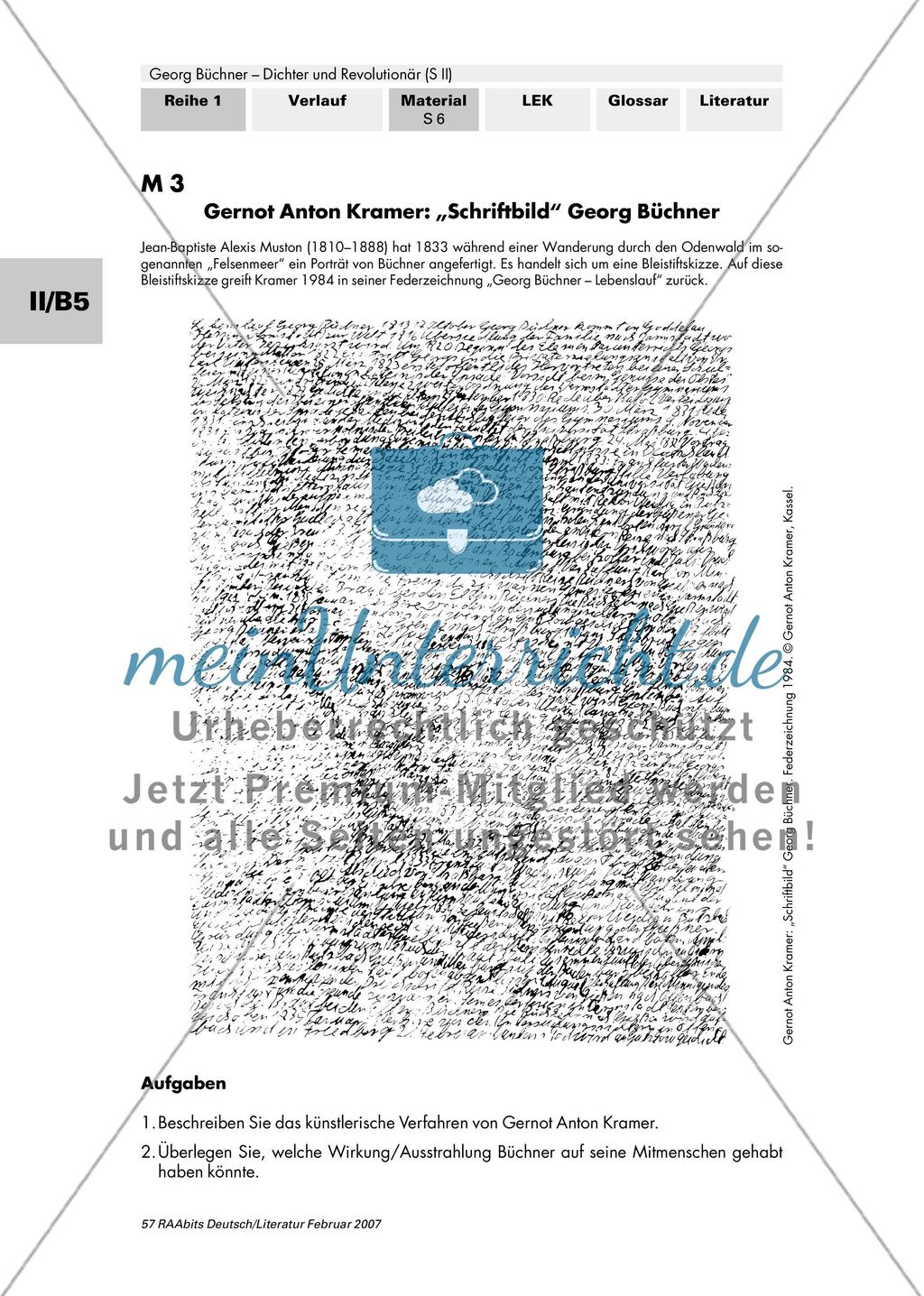 Büchner – Urteile über einen Dichter / Büchners Biografie Preview 5