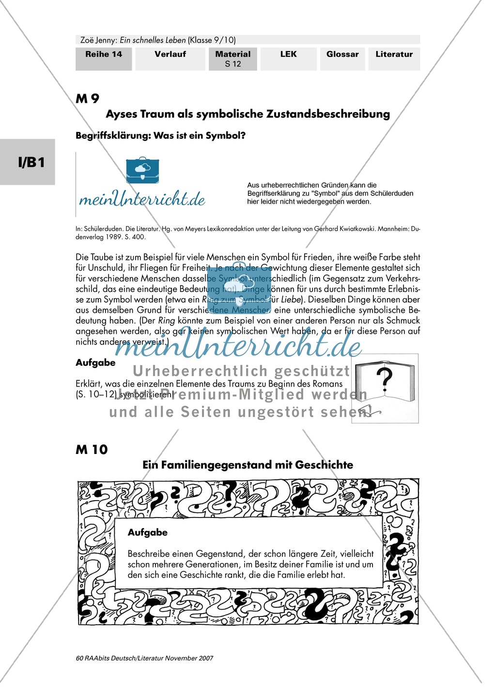 Zoë Jenny: "Ein schnelles Leben": Überblick Erzählperspektiven + Innenschau einer Figur (Eisbergmodell) Preview 4