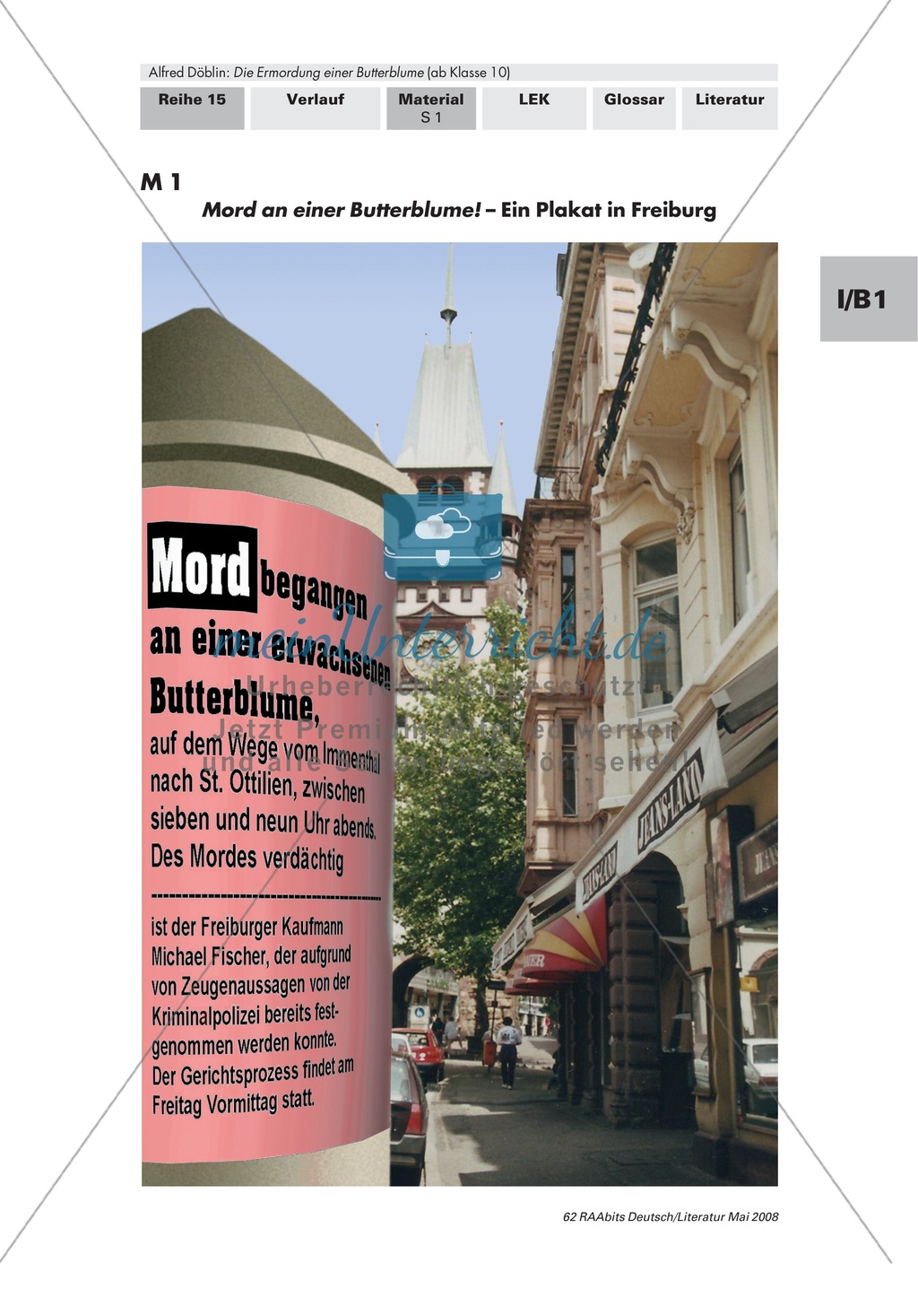 Planspiel zu Alfred Döblin: