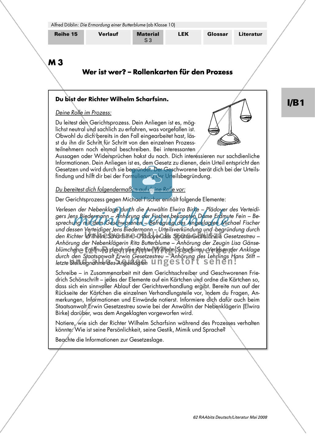 Planspiel zu Alfred Döblin: