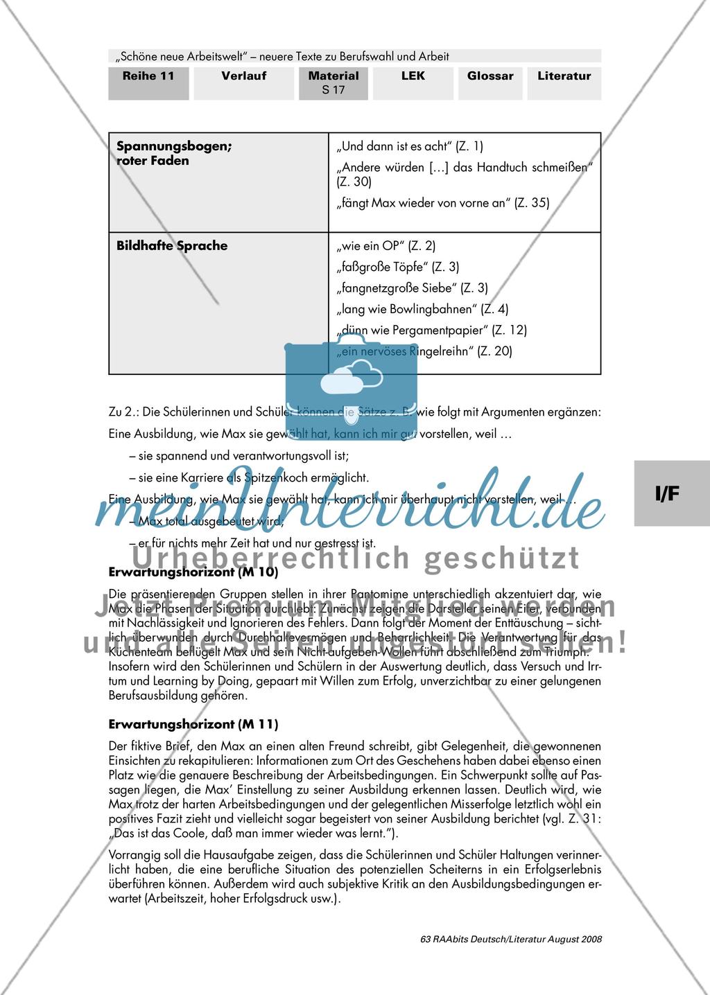 Berufswahl / Ausbildung im Luxusrestaurant / Strategien für den Berufsalltag / „Es gibt kein richtiges Leben im falschen!“ / Zukunftsforschung als Beruf Preview 11