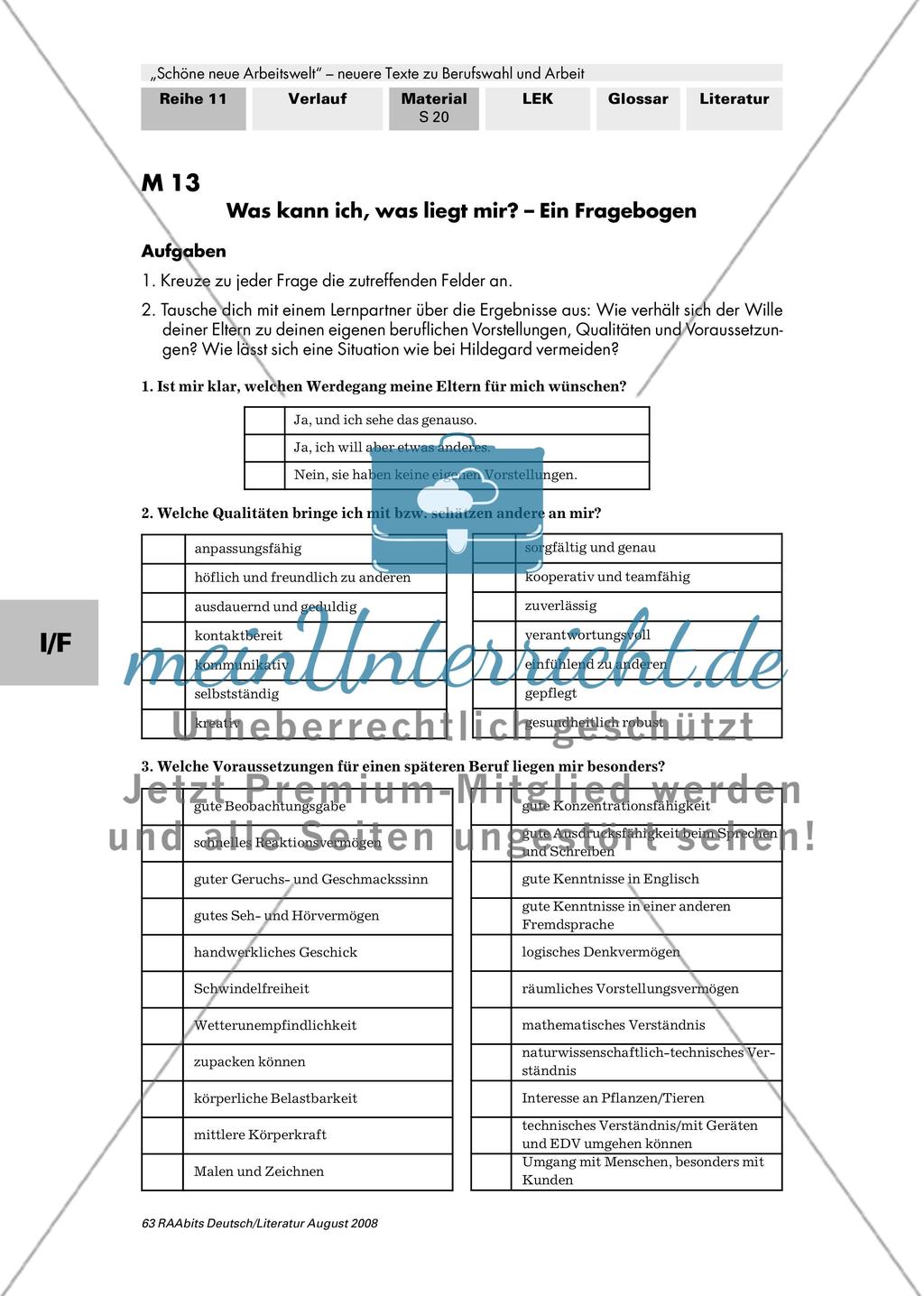 Berufswahl / Ausbildung im Luxusrestaurant / Strategien für den Berufsalltag / „Es gibt kein richtiges Leben im falschen!“ / Zukunftsforschung als Beruf Preview 14