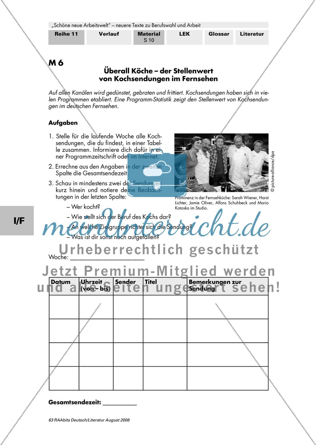 Berufswahl / Ausbildung im Luxusrestaurant / Strategien für den Berufsalltag / „Es gibt kein richtiges Leben im falschen!“ / Zukunftsforschung als Beruf Preview 4