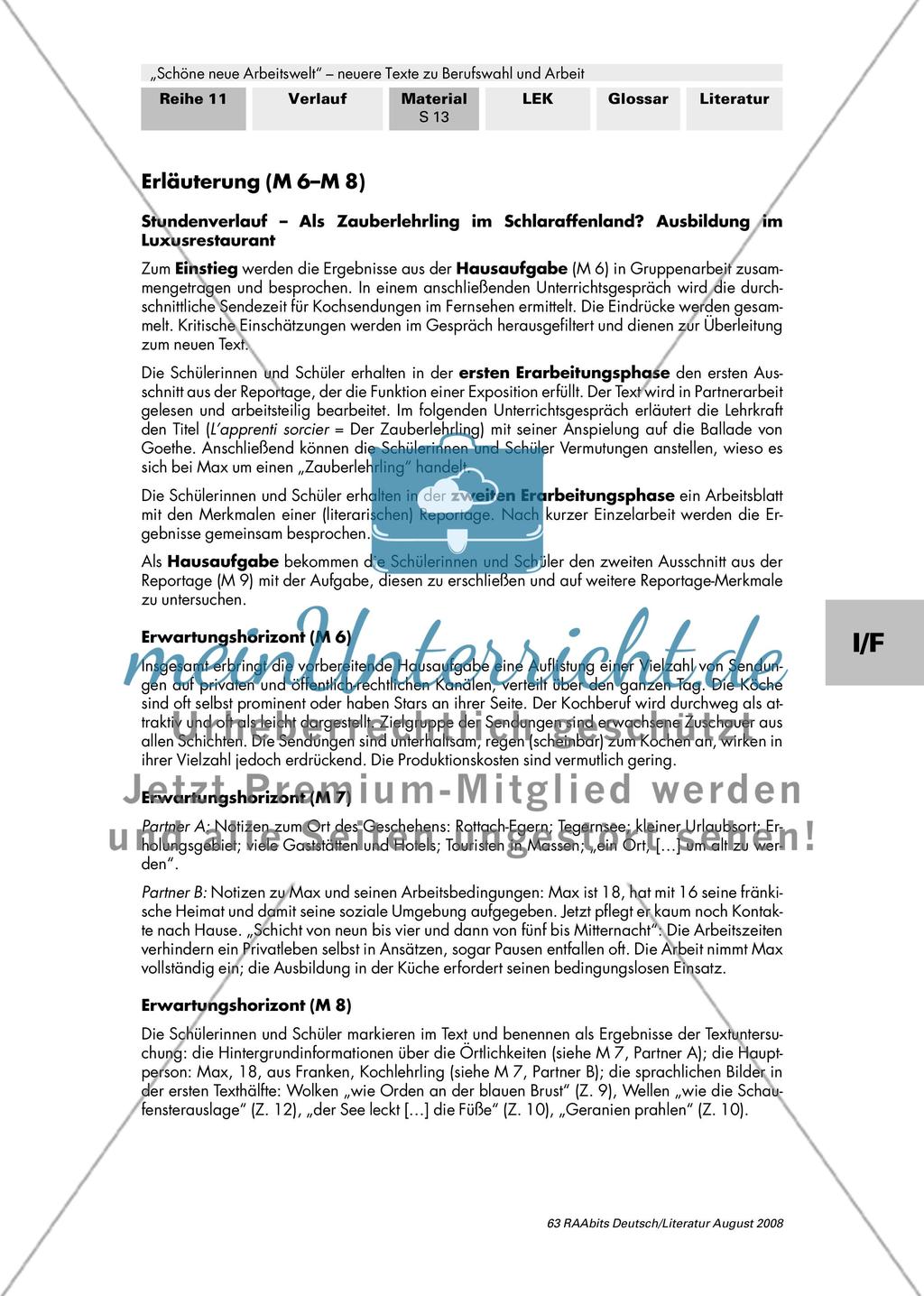 Berufswahl / Ausbildung im Luxusrestaurant / Strategien für den Berufsalltag / „Es gibt kein richtiges Leben im falschen!“ / Zukunftsforschung als Beruf Preview 7