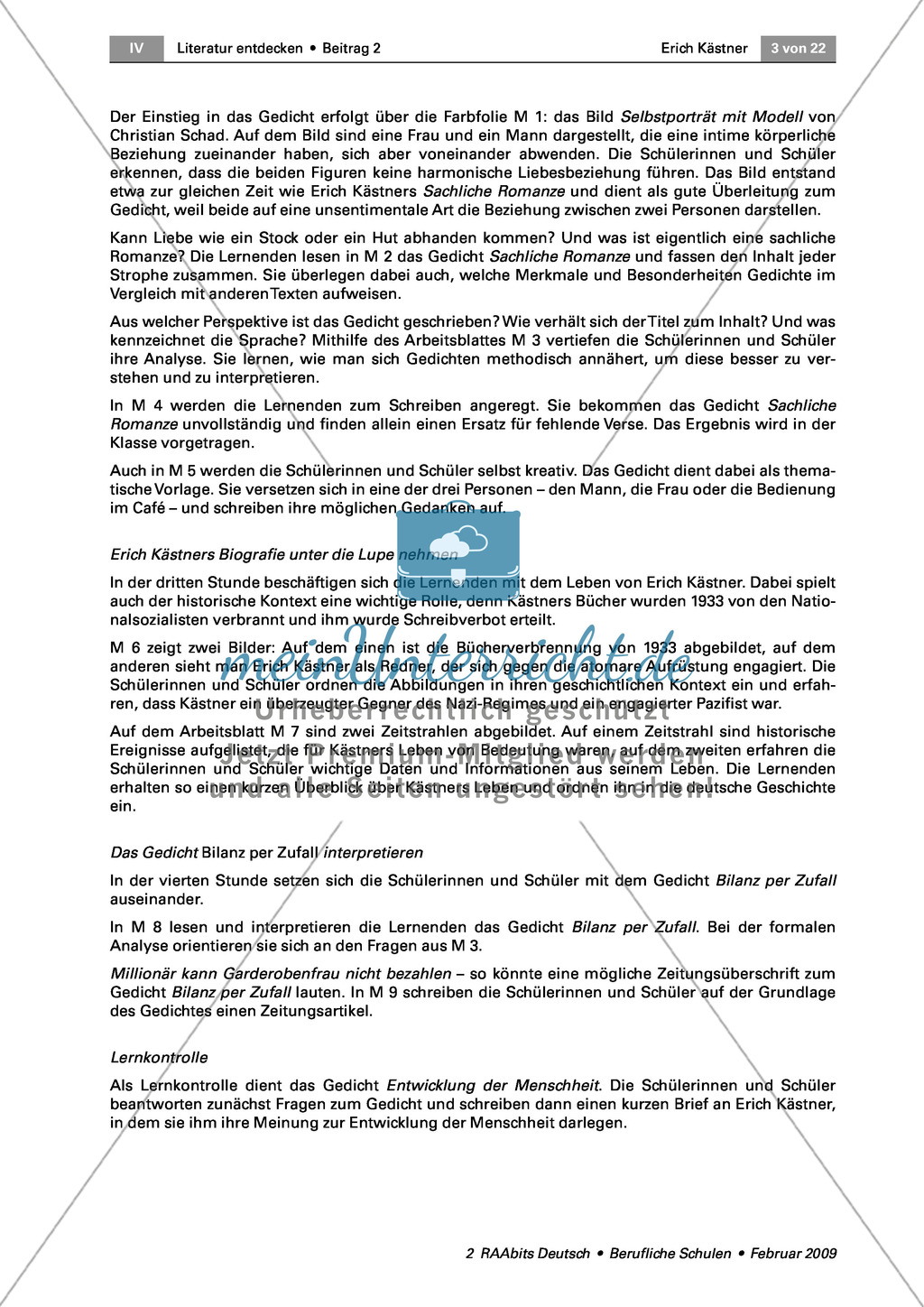 Bilder aus Erich Kästners Biografie: Bild von Bücherverbrennung + Anti-Atomkundgebung + Zeitstrahl Preview 1